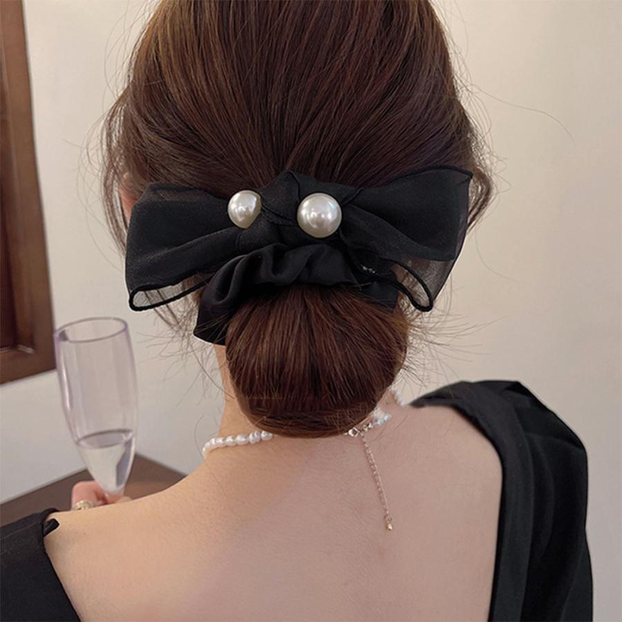 ヘアゴム リボンシュシュ レディース韓国