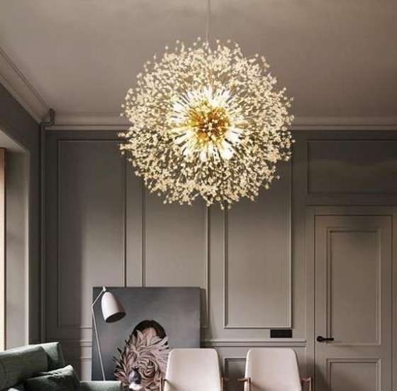 天井照明◆現代風 シャンデリア LED 対応 9灯ペンダントライト リビング ダイニング 照明 北欧 ファッション ペンダントライト